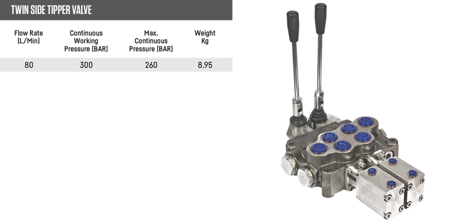 Double Acting Double Lever Pneumatic Valve